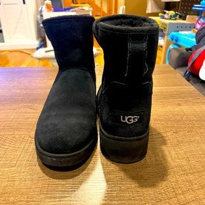 Black Mini UGG boots